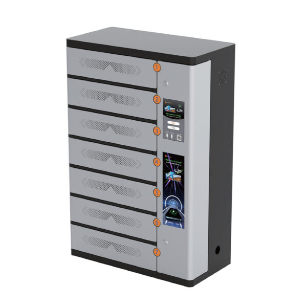 7-port Smart Charging Locker 7-port Smart Charging Locker