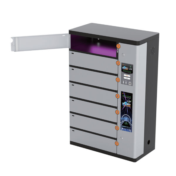7-port Smart Charging Locker 7-port Smart Charging Locker