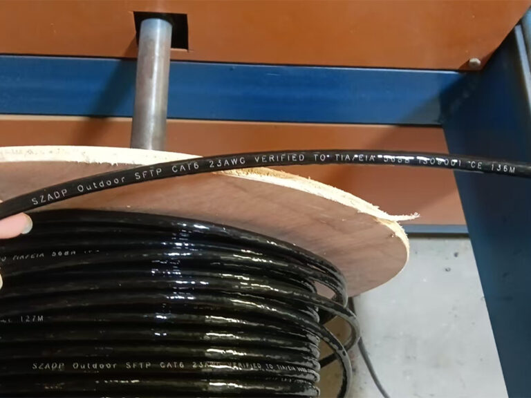 اختبار كابل CAT6A SFTP