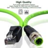 Abgeschirmtes Industrial-Ethernet-Kabel