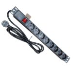 PDU Power Socket Europe Style 6 ways Rack