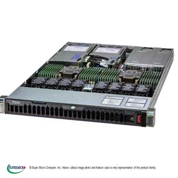 معالجات قابلة للتطوير 1u Rackmount Server 1u Rackmount